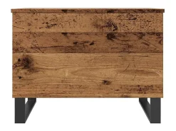 vidaxl Mesa de centro 60x44,5x45 cm derivados de madeira madeira velha^ Mesa De Centro