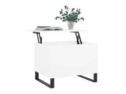 New Mesa de centro 60x44,5x45 cm derivados de madeira PT642221 Branco