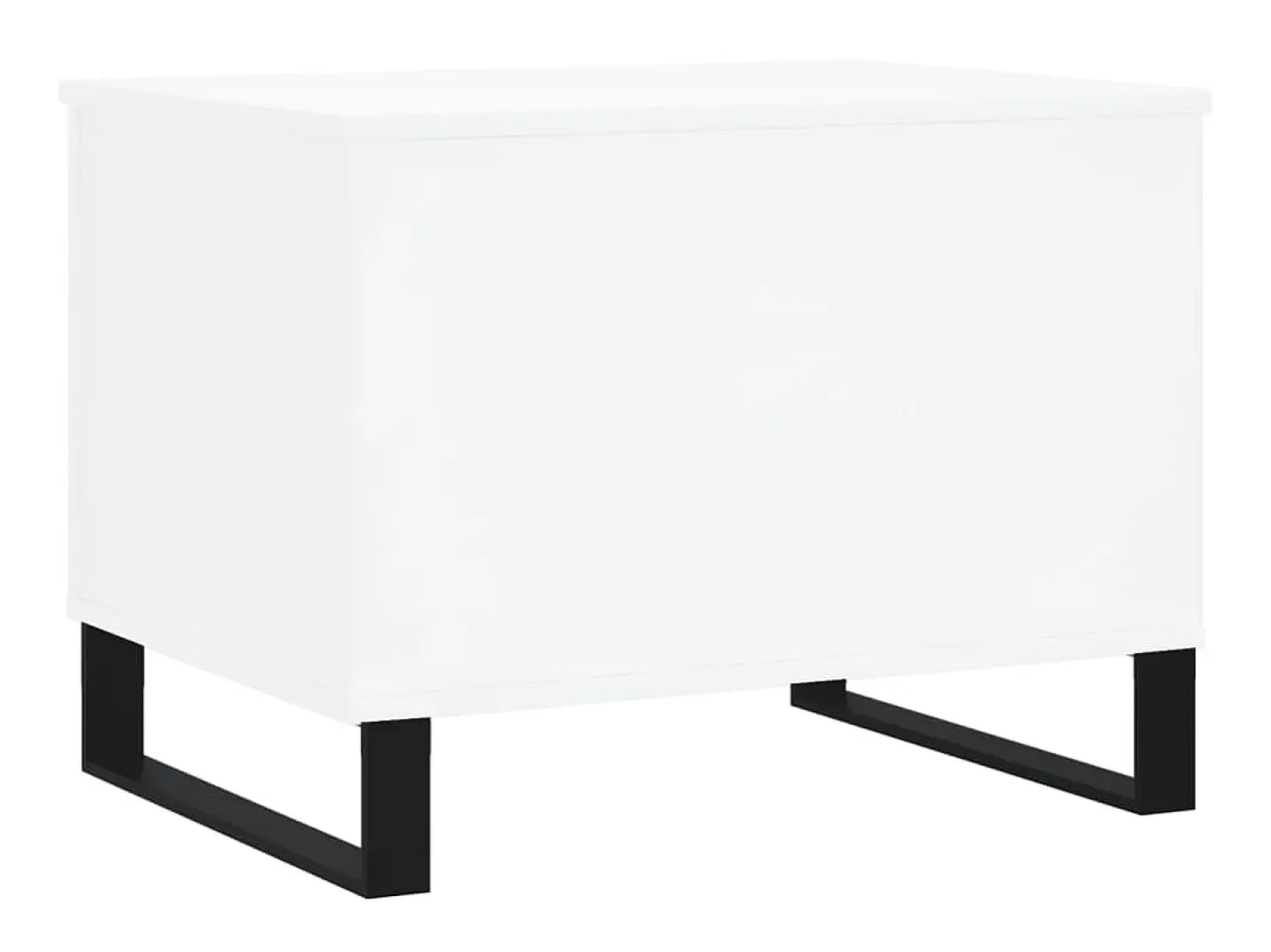 New Mesa de centro 60x44,5x45 cm derivados de madeira PT642221 Branco