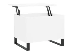 New Mesa de centro 60x44,5x45 cm derivados de madeira PT642221 Branco