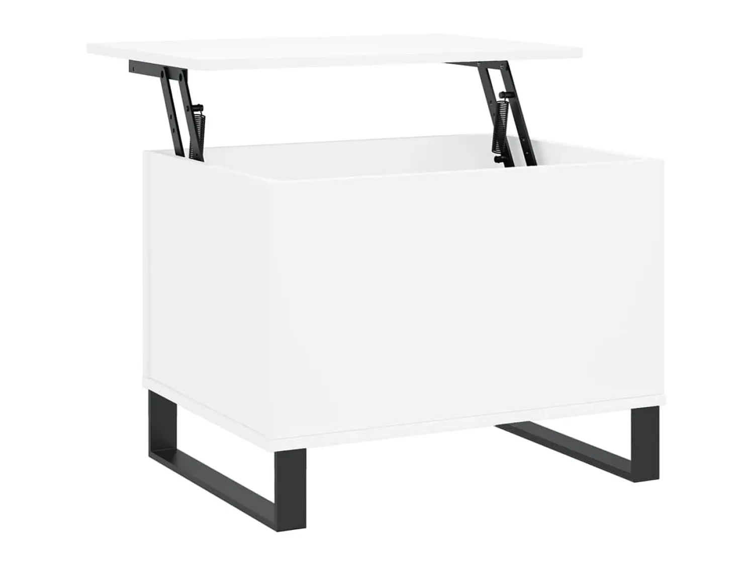 New Mesa de centro 60x44,5x45 cm derivados de madeira PT642221 Branco