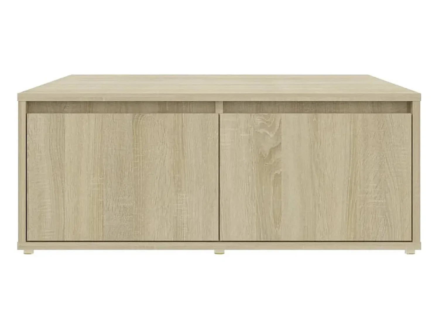 Mesa De Centro*vidaxl Mesa de centro 80x80x31 cm derivados de madeira carvalho sonoma Natural claro
