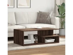 Online Mesa de centro 102x55x35 cm derivados madeira carvalho castanho PT338919 Castanho chocolate