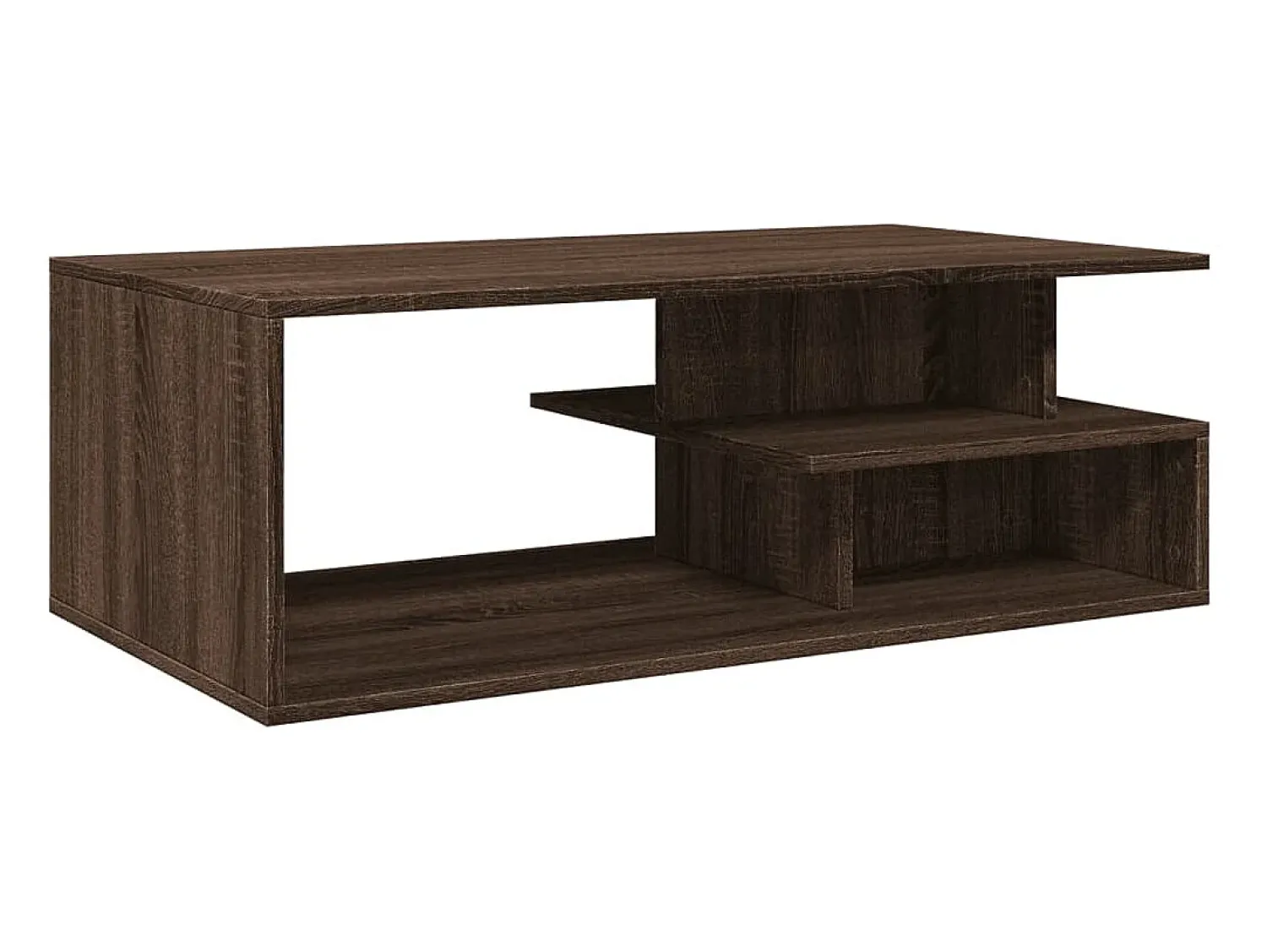 Online Mesa de centro 102x55x35 cm derivados madeira carvalho castanho PT338919 Castanho chocolate