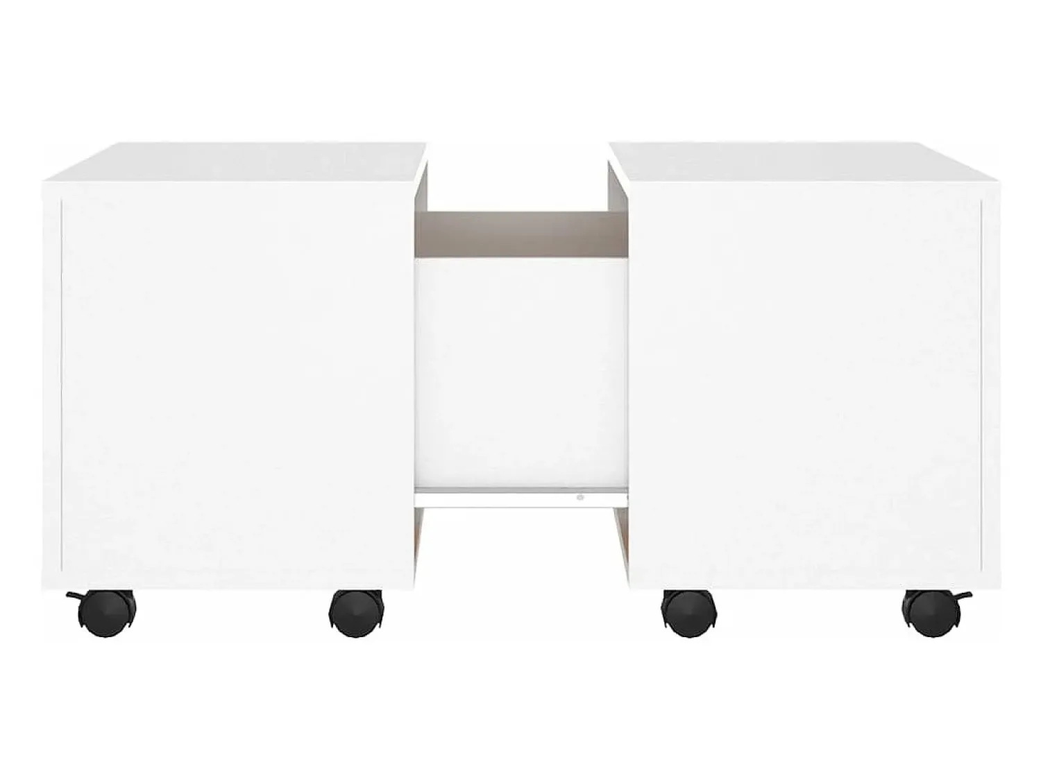 Mesa De Centro|vidaxl Mesa de centro 60x60x38 cm derivados de madeira Branco