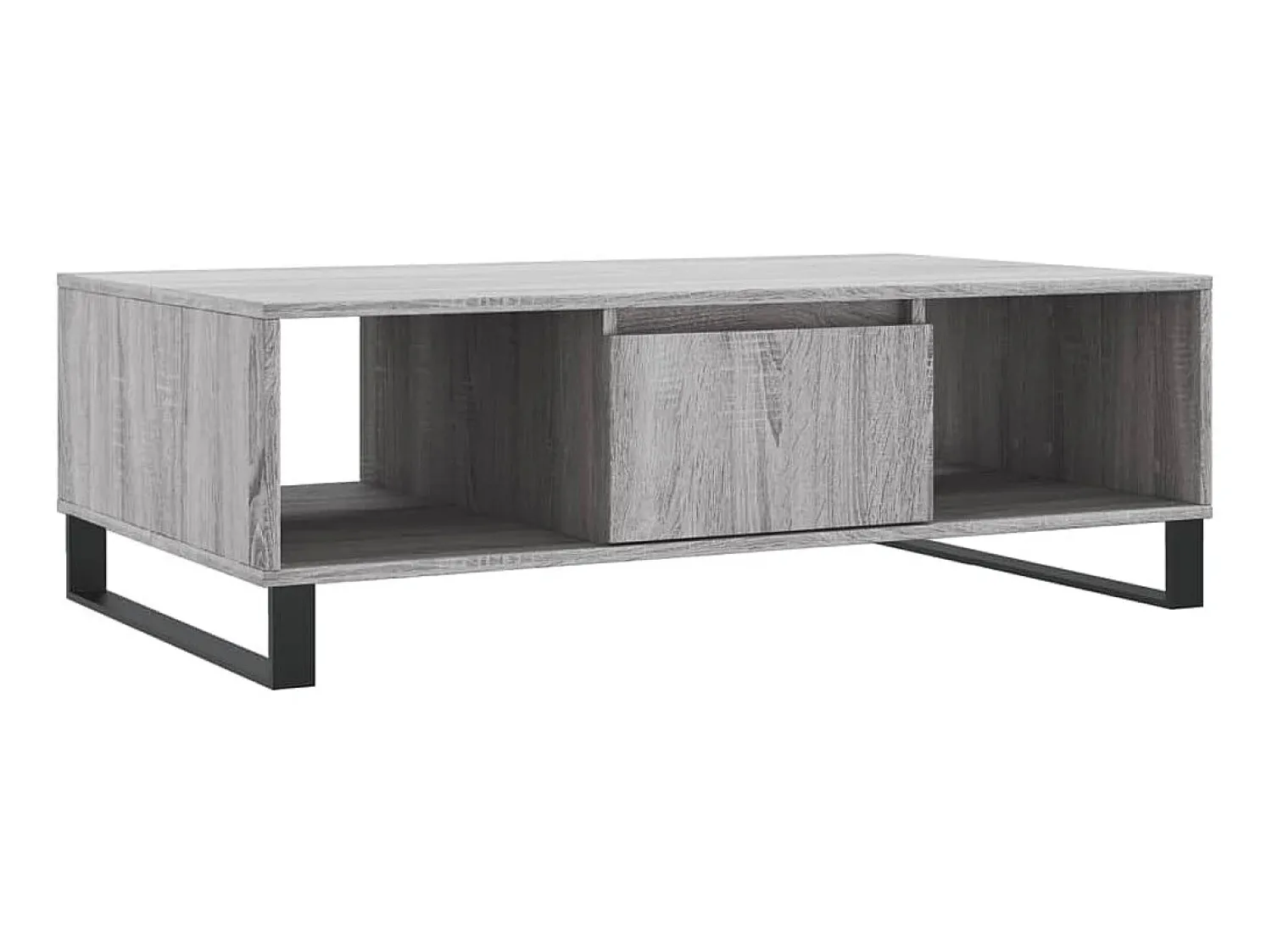 Mesa de centro 104x60x35 cm derivados madeira sonoma PT266974^ Mesa De Centro