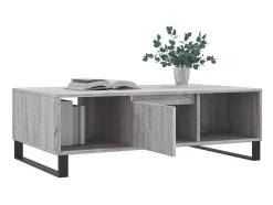 Mesa de centro 104x60x35 cm derivados madeira sonoma PT266974^ Mesa De Centro