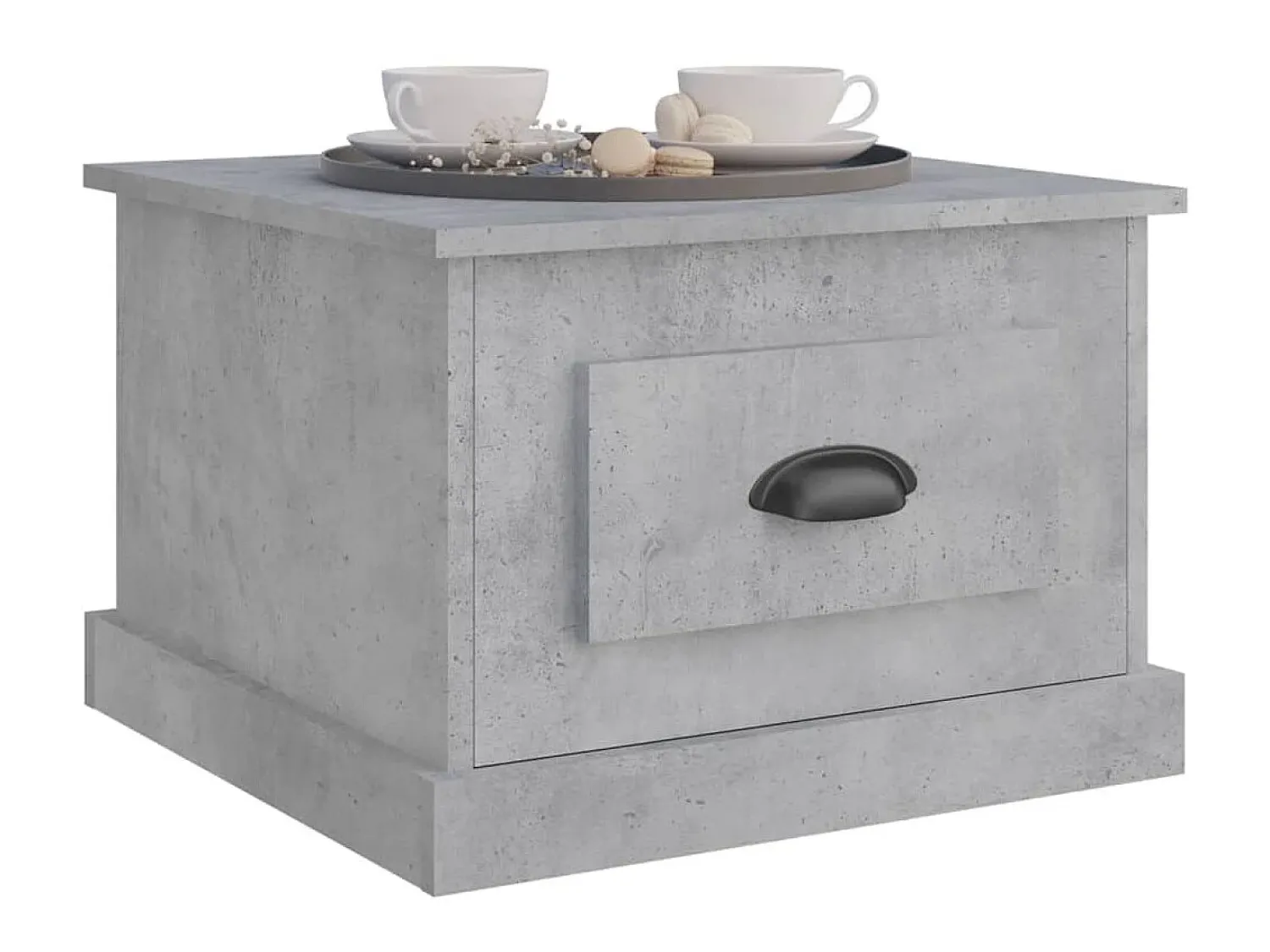 Mesa de centro 50x50x35 cm derivados de madeira sonoma PT803037^ Mesa De Apoio