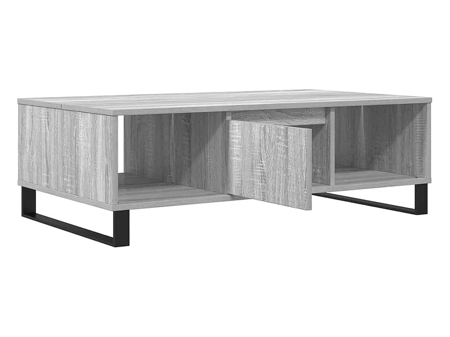 vidaxl Mesa de centro 104x60x35 cm derivados madeira sonoma^ Mesa De Centro