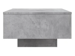 Mesa de centro 55x55x31 cm derivados de madeira cinza-cimento PT126455^ Mesa De Centro