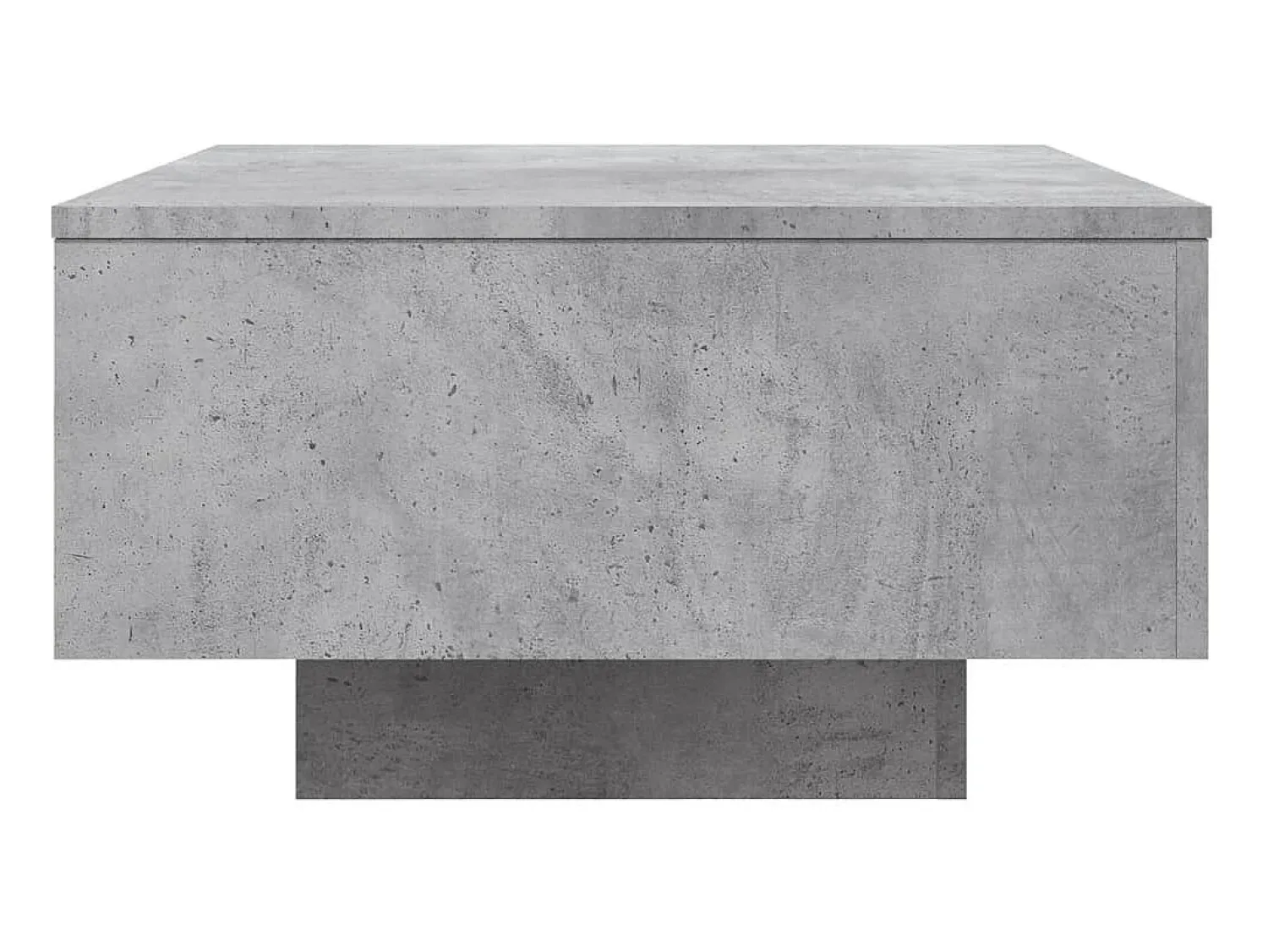 Mesa de centro 55x55x31 cm derivados de madeira cinza-cimento PT126455^ Mesa De Centro