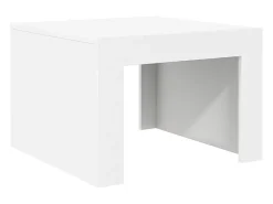 New vidaxl Mesa de centro 50x50x35 cm derivados madeira Branco