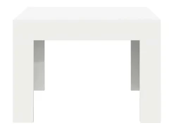 New vidaxl Mesa de centro 50x50x35 cm derivados madeira Branco