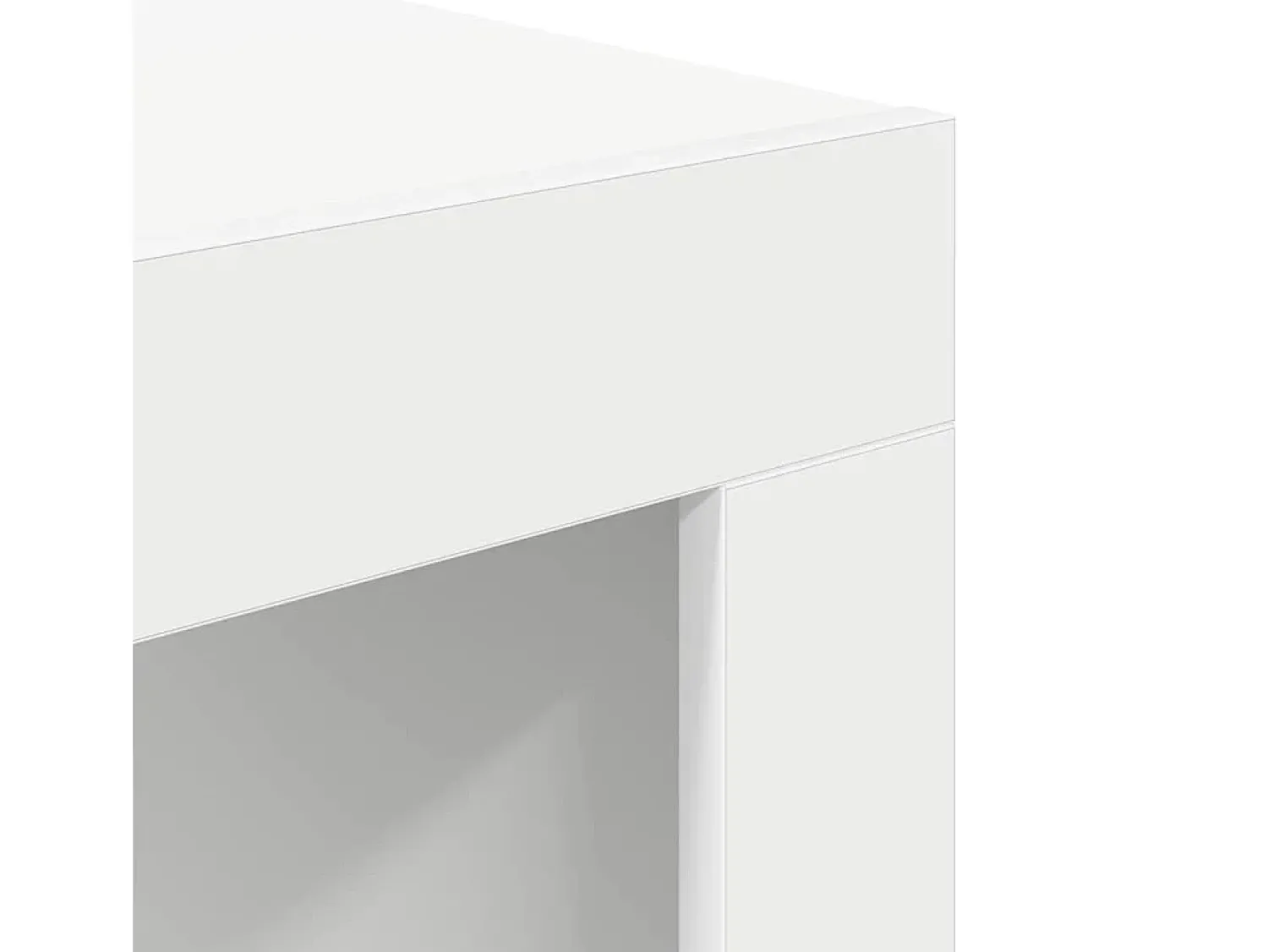 New vidaxl Mesa de centro 50x50x35 cm derivados madeira Branco