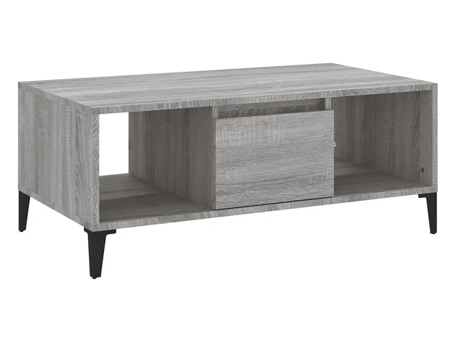 vidaxl Mesa de centro 90x50x36,5 cm derivados madeira sonoma^ Mesa De Centro