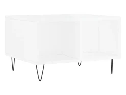 Mesa De Centro* Mesa de centro 60x50x36,5 cm derivados madeira brilhante PT101206 Branco