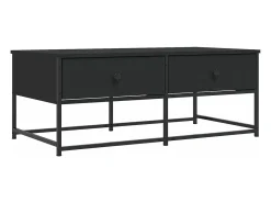 Mesa De Centro|vidaxl Mesa de centro 100x51x40 cm derivados de madeira Preto