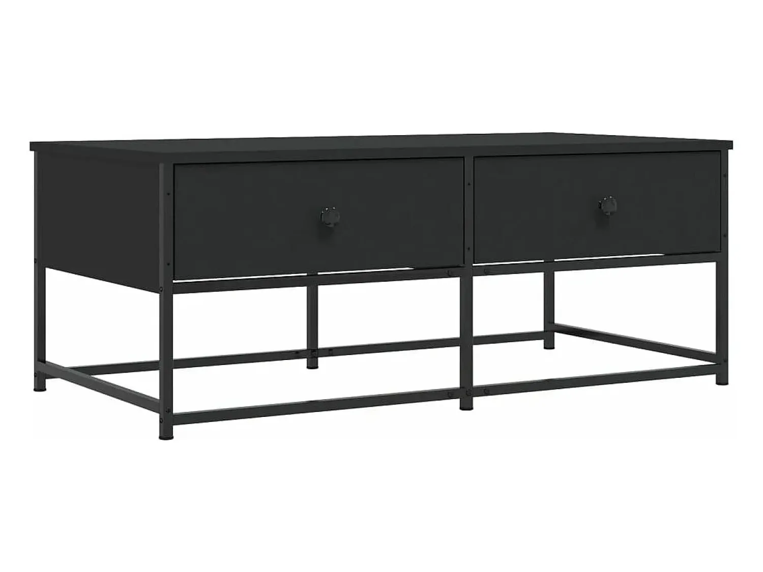 Mesa De Centro|vidaxl Mesa de centro 100x51x40 cm derivados de madeira Preto