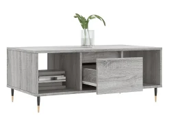 Mesa De Centro* Mesa de centro 90x50x36,5 cm derivados madeira sonoma PT357090 Cinzento