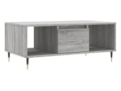 Mesa De Centro* Mesa de centro 90x50x36,5 cm derivados madeira sonoma PT357090 Cinzento