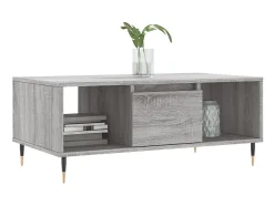 Mesa De Centro* Mesa de centro 90x50x36,5 cm derivados madeira sonoma PT357090 Cinzento