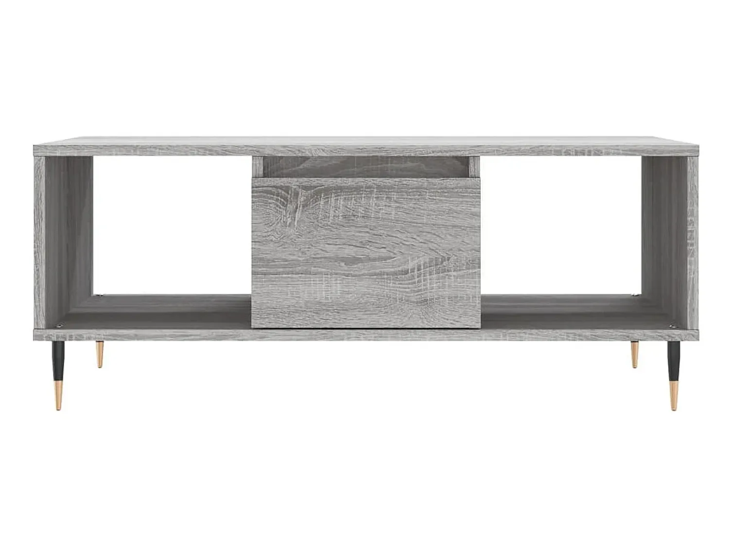 Mesa De Centro* Mesa de centro 90x50x36,5 cm derivados madeira sonoma PT357090 Cinzento