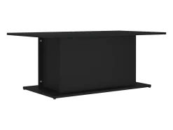 Mesa De Centro*vidaxl Mesa de centro 102x55,5x40 cm derivados de madeira Preto