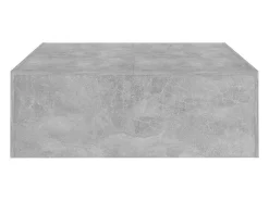Online vidaxl Mesa de centro 100x100x35 cm derivados madeira cimento Cinzento
