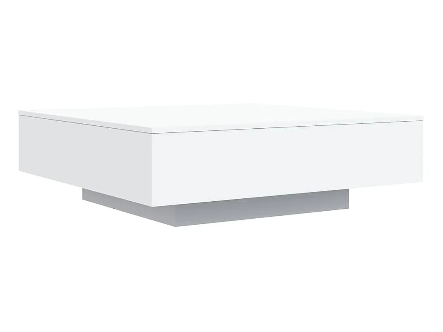Mesa De Centro| Mesa de centro 100x100x31 cm derivados de madeira PT894094 Branco