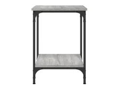 Mesa De Centro| Mesa de centro 40x40x55 cm derivados de madeira sonoma PT619753 Cinzento