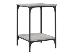 Mesa De Centro| Mesa de centro 40x40x55 cm derivados de madeira sonoma PT619753 Cinzento