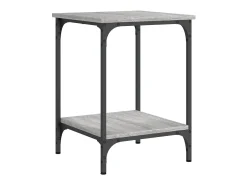Mesa De Centro| Mesa de centro 40x40x55 cm derivados de madeira sonoma PT619753 Cinzento