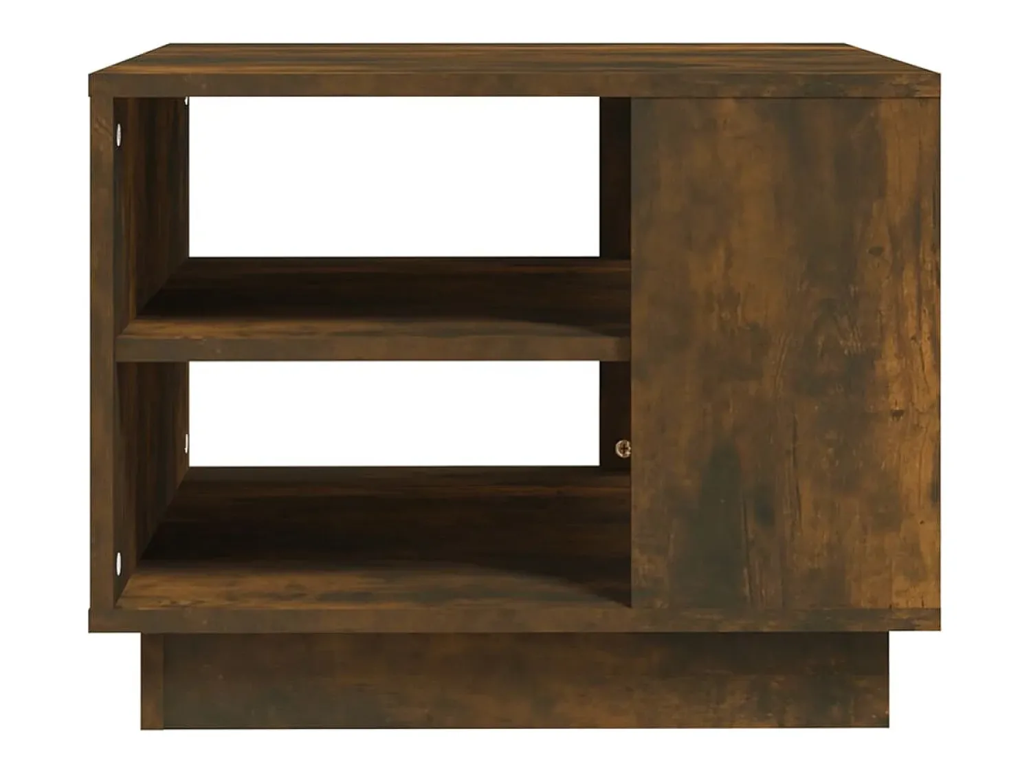 Mesa De Centro*vidaxl Mesa de centro 55x55x43 cm derivados de madeira carvalho fumado Natural claro