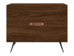 Mesa De Centro* Mesa de centro 50x50x40 cm derivados madeira carvalho PT451733 Castanho