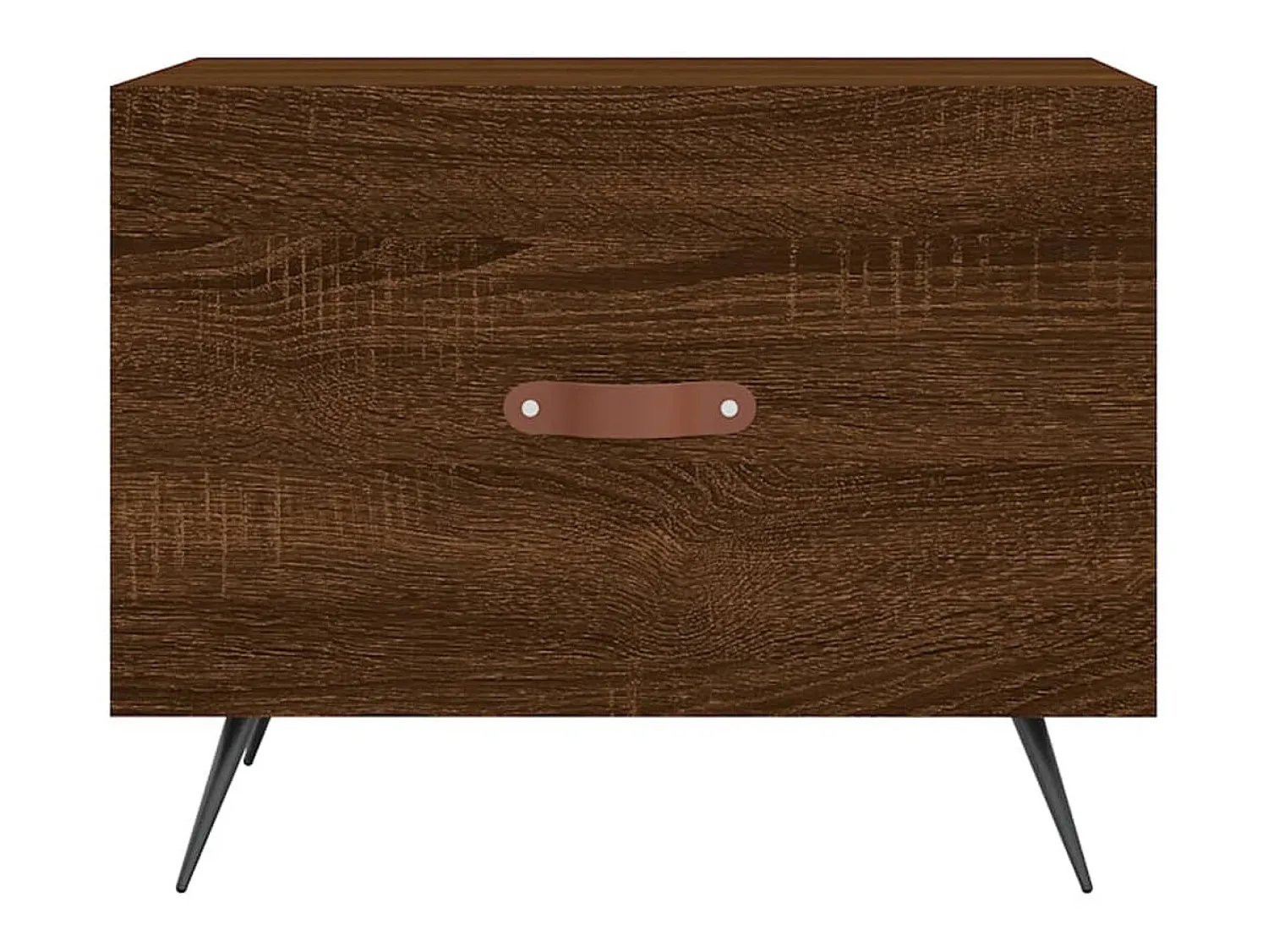 Mesa De Centro* Mesa de centro 50x50x40 cm derivados madeira carvalho PT451733 Castanho