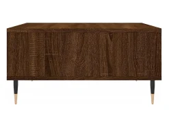 Mesa De Centro|vidaxl Mesa de centro 60x60x30 cm derivados madeira carvalho castanho Natural claro