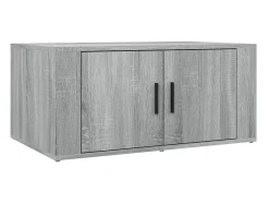 Discount Mesa de centro 80x50x36 cm derivados de madeira cinza sonoma PT567972 Cinzento