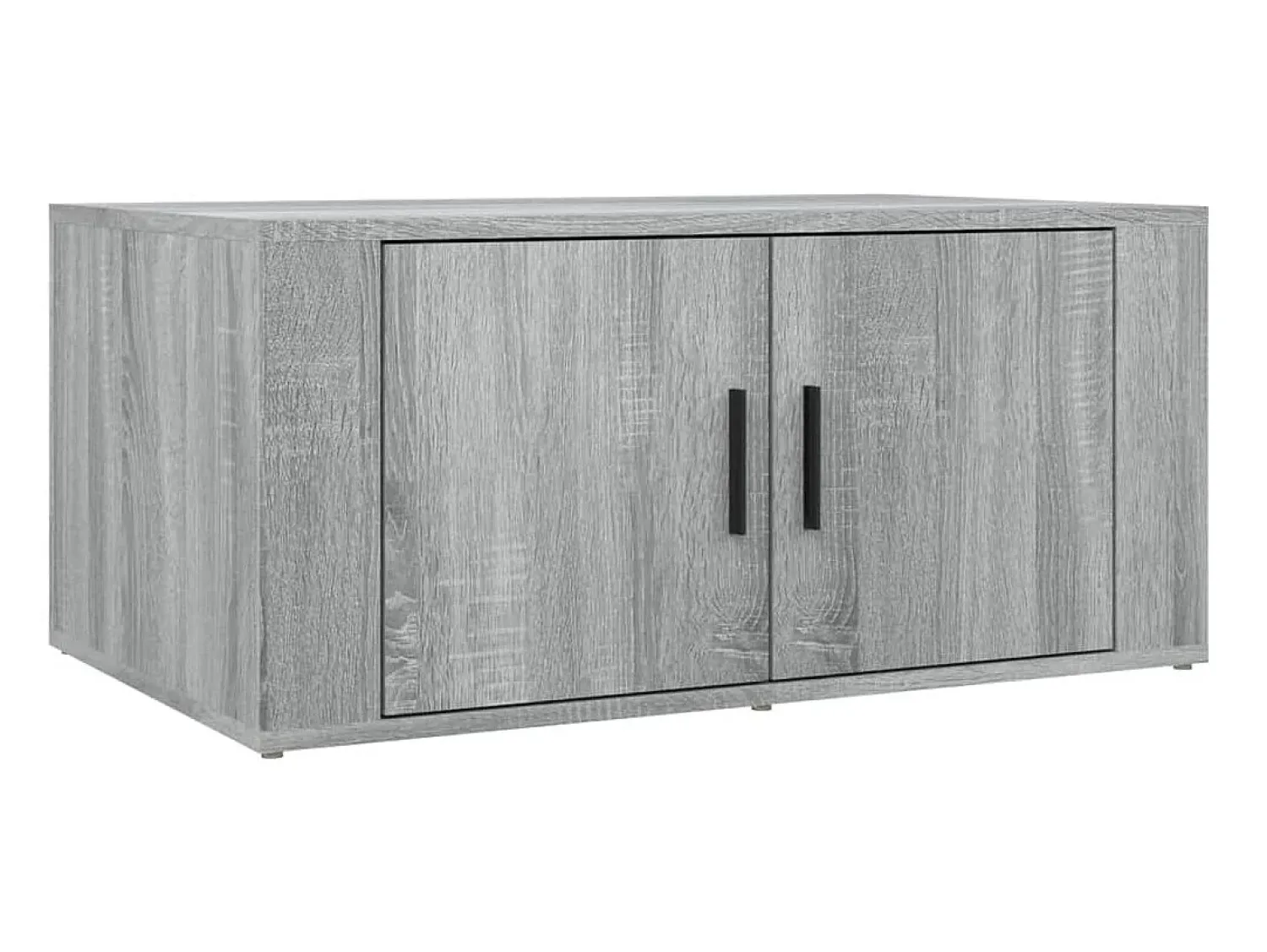 Discount Mesa de centro 80x50x36 cm derivados de madeira cinza sonoma PT567972 Cinzento
