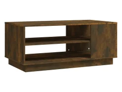 Mesa De Centro*vidaxl Mesa de centro 102x55x43 cm derivados madeira carvalho fumado Natural claro