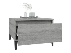 Mesa De Centro| Mesa de centro 50x46x35 cm derivados de madeira sonoma PT987254 Cinzento