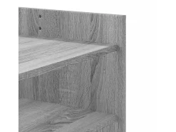 Mesa De Centro*vidaxl Mesa de centro 80x50x50 cm derivados de madeira sonoma Cinzento