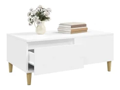 vidaxl Mesa de centro 90x50x36,5 cm derivados de madeira^ Mesa De Centro