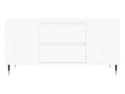 Mesa De Apoio| Mesa de centro 102x44,5x50 cm derivados de madeira PT820574 Branco