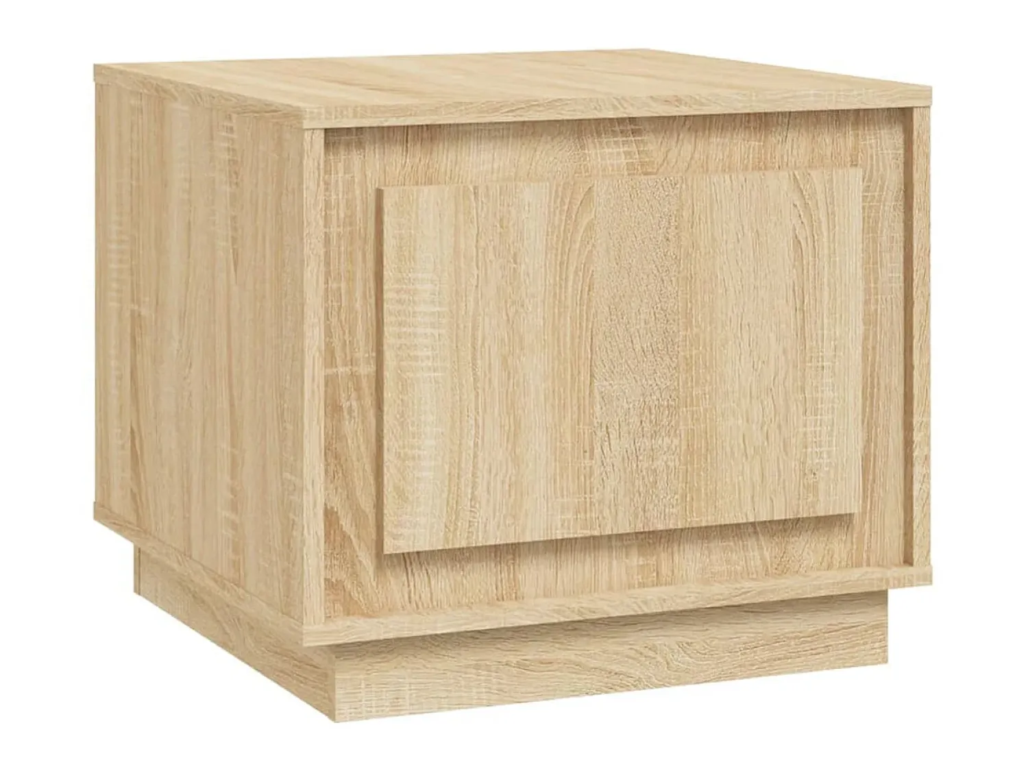 Mesa De Centro| Mesa de centro 51x50x44 cm derivados madeira carvalho sonoma PT191800 Castanho