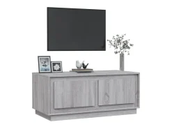 Móvel De Tv* Mesa de centro 102x50x44 cm derivados madeira sonoma PT299114 Cinzento
