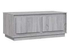 Móvel De Tv* Mesa de centro 102x50x44 cm derivados madeira sonoma PT299114 Cinzento