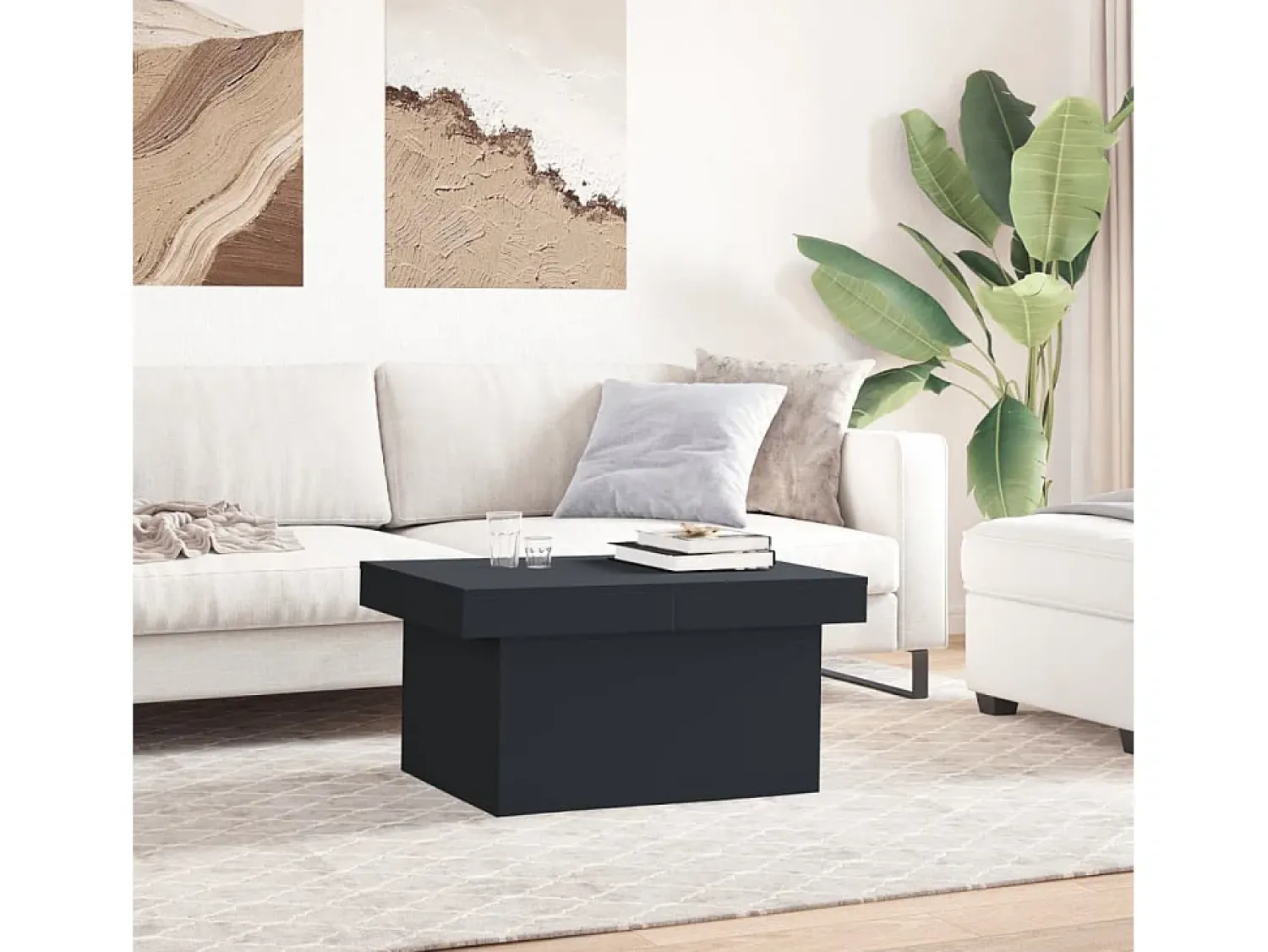 Mesa de centro 100x55x40 cm derivados de madeira PT129901^ Mesa De Centro