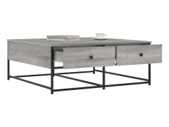 Mesa de centro 100x99x40 cm derivados madeira sonoma PT369141^ Mesa De Centro