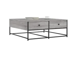 Mesa de centro 100x99x40 cm derivados madeira sonoma PT369141^ Mesa De Centro