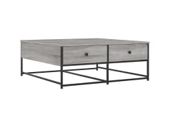 Mesa de centro 100x99x40 cm derivados madeira sonoma PT369141^ Mesa De Centro